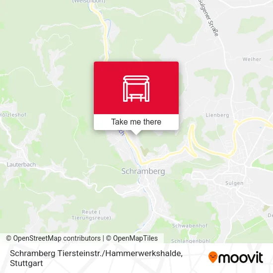 Карта Schramberg Tiersteinstr. / Hammerwerkshalde