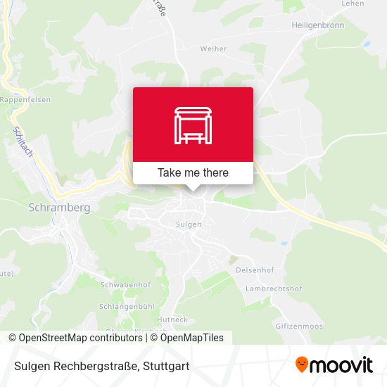 Карта Sulgen Rechbergstraße