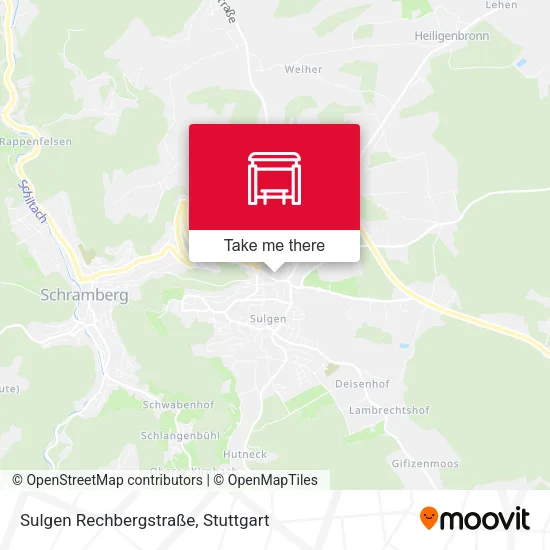 Карта Sulgen Rechbergstraße