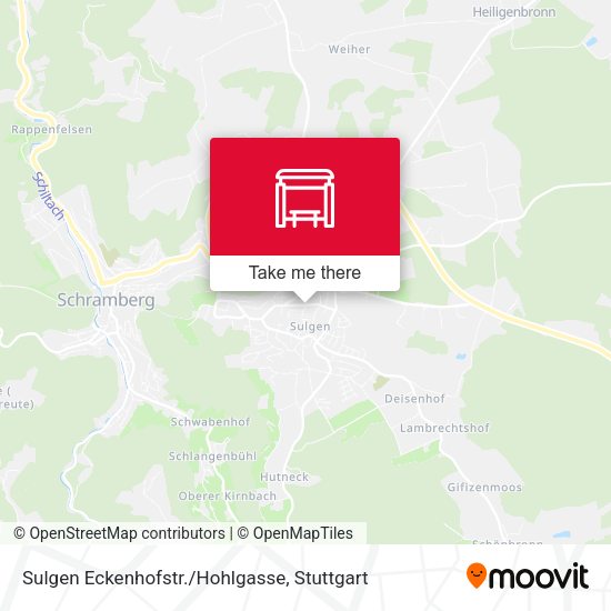 Карта Sulgen Eckenhofstr./Hohlgasse