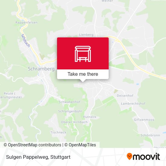 Карта Sulgen Pappelweg