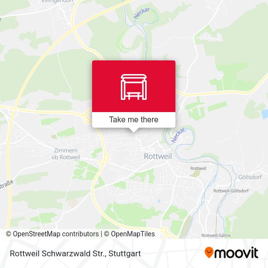 Карта Rottweil Schwarzwald Str.