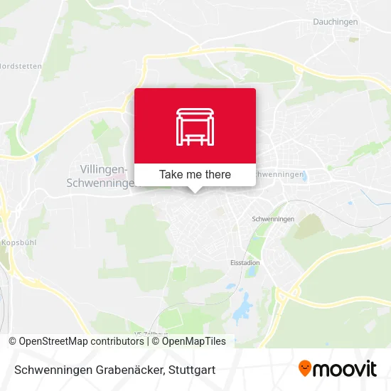 Карта Schwenningen Grabenäcker