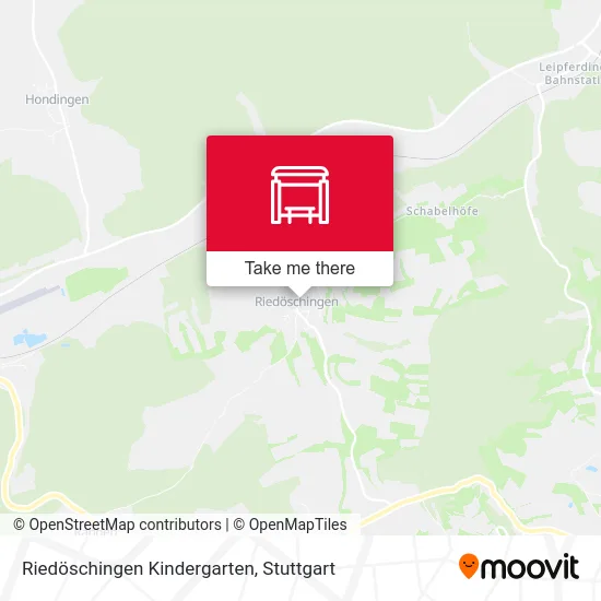Riedöschingen Kindergarten map