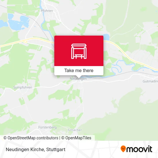Neudingen Kirche map