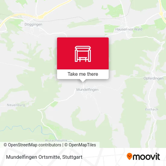 Карта Mundelfingen Ortsmitte