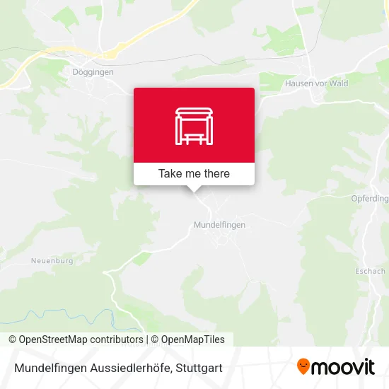 Карта Mundelfingen Aussiedlerhöfe