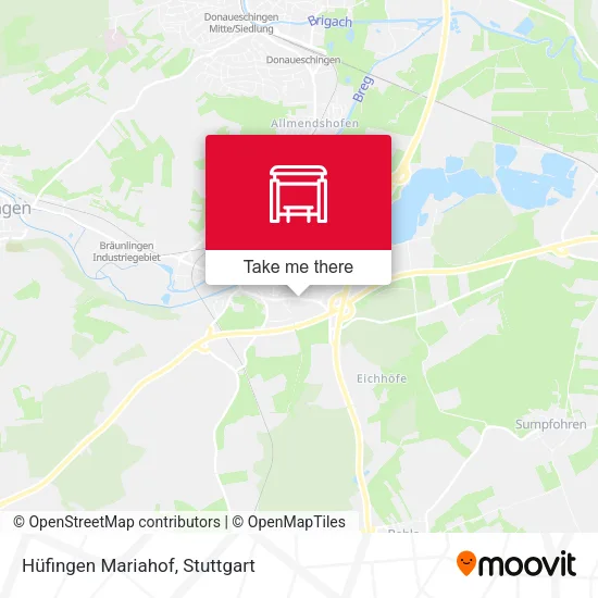 Карта Hüfingen Mariahof