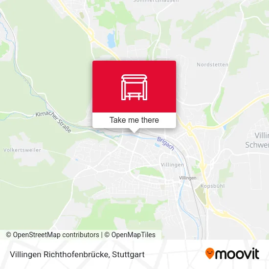 Карта Villingen Richthofenbrücke