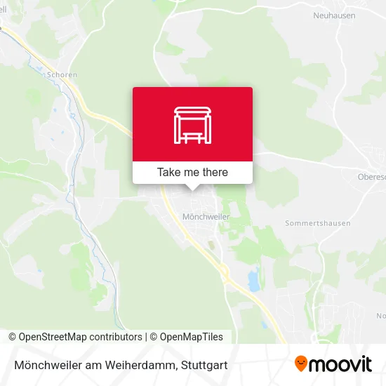 Карта Mönchweiler am Weiherdamm