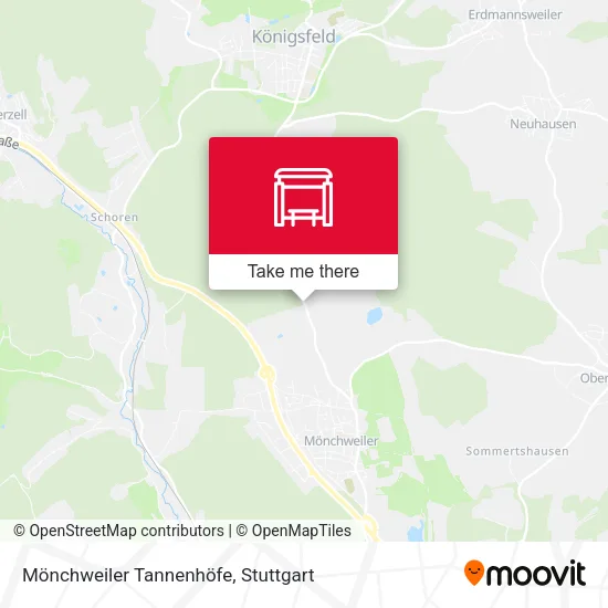 Карта Mönchweiler Tannenhöfe
