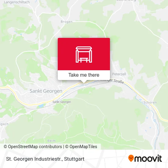 Карта St. Georgen Industriestr.