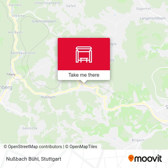 Карта Nußbach Bühl