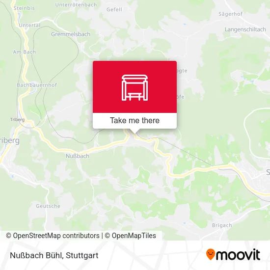 Карта Nußbach Bühl