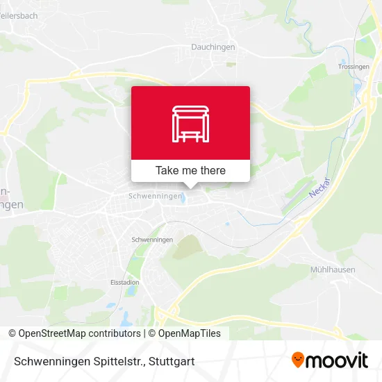 Карта Schwenningen Spittelstr.