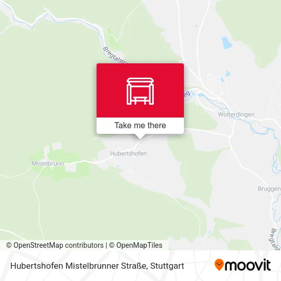 Карта Hubertshofen Mistelbrunner Straße