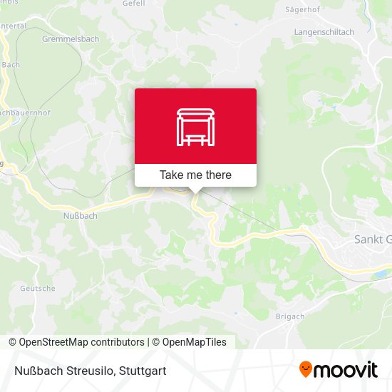 Карта Nußbach Streusilo