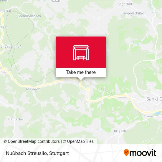 Карта Nußbach Streusilo
