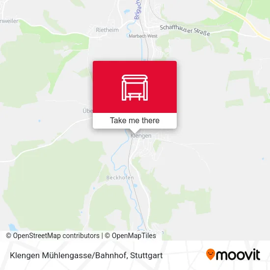 Карта Klengen Mühlengasse/Bahnhof