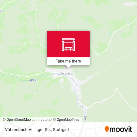 Vöhrenbach Villinger Str. map