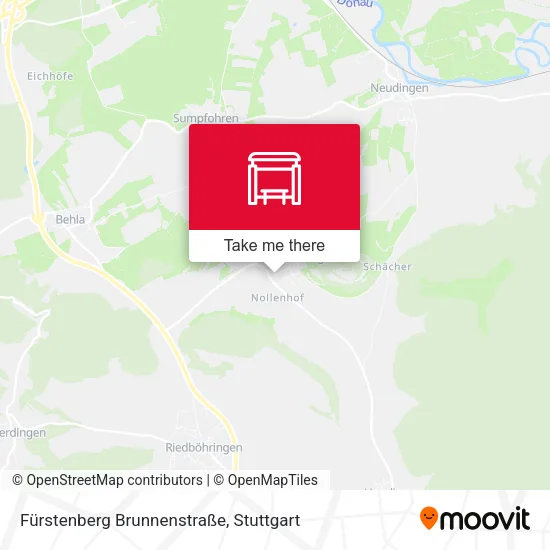 Карта Fürstenberg Brunnenstraße
