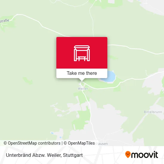Карта Unterbränd Abzw. Weiler