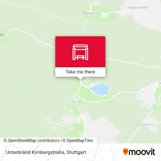Карта Unterbränd Kirnbergstraße