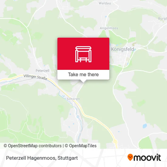 Карта Peterzell Hagenmoos