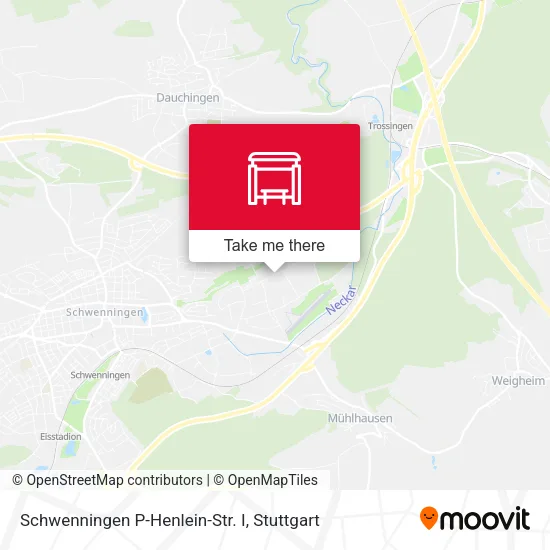 Карта Schwenningen P-Henlein-Str. I