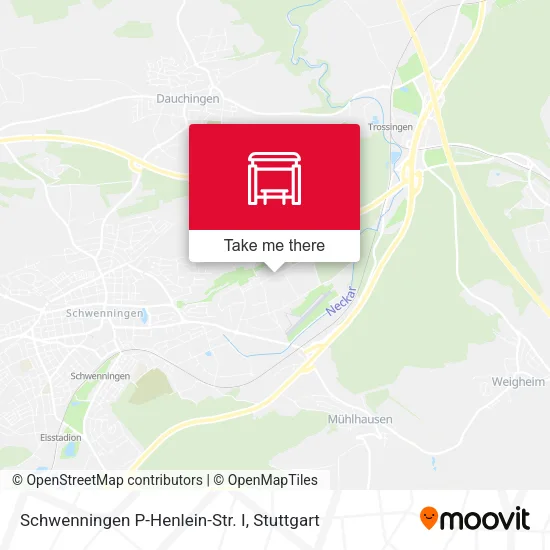 Карта Schwenningen P-Henlein-Str. I