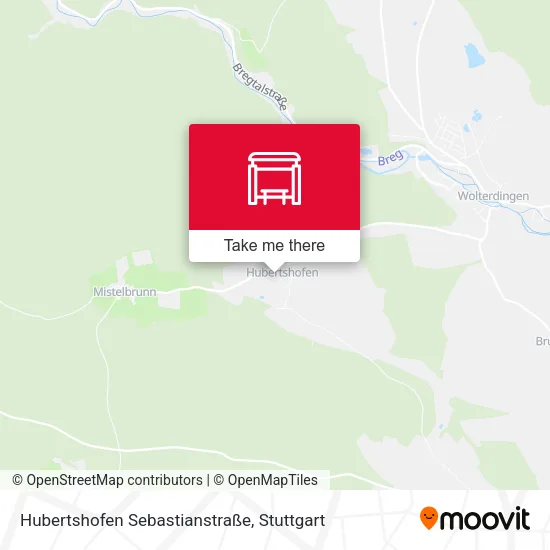 Карта Hubertshofen Sebastianstraße