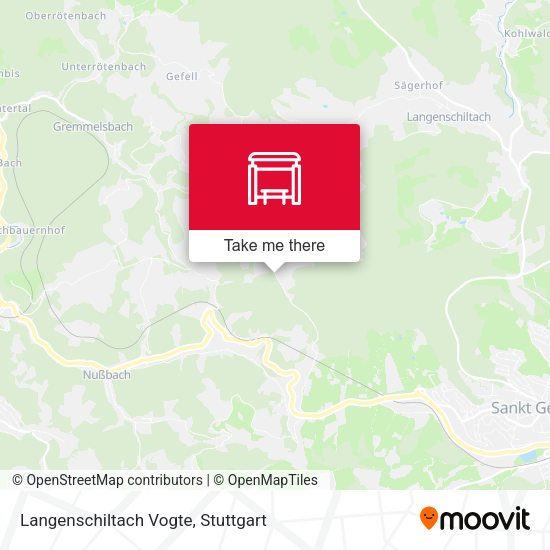 Карта Langenschiltach Vogte