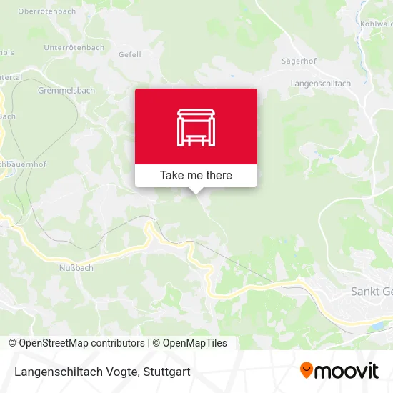 Карта Langenschiltach Vogte