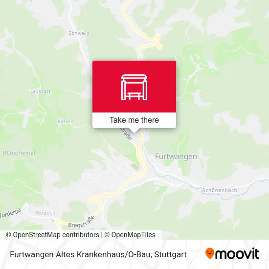 Furtwangen Altes Krankenhaus / O-Bau map