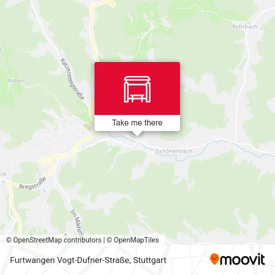 Карта Furtwangen Vogt-Dufner-Straße