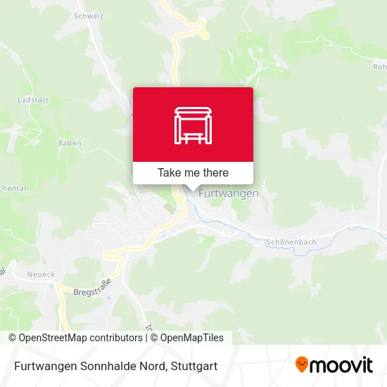Карта Furtwangen Sonnhalde Nord