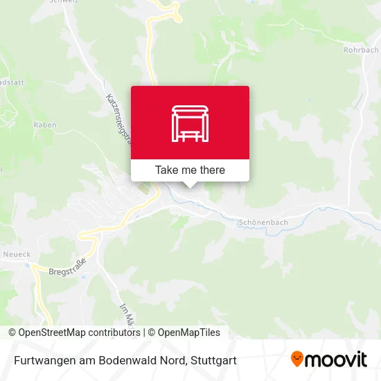 Карта Furtwangen am Bodenwald Nord
