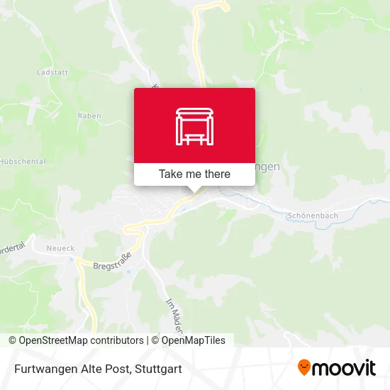 Карта Furtwangen Alte Post