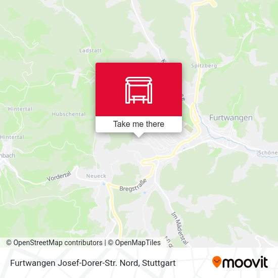 Карта Furtwangen Josef-Dorer-Str. Nord