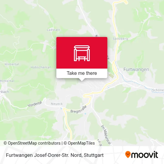 Карта Furtwangen Josef-Dorer-Str. Nord
