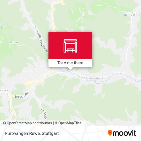 Карта Furtwangen Rewe