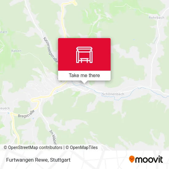 Карта Furtwangen Rewe