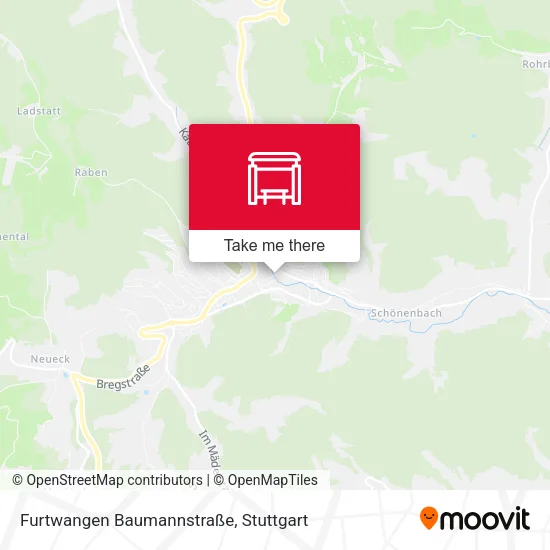 Карта Furtwangen Baumannstraße