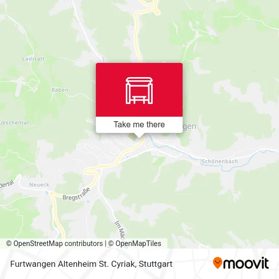 Карта Furtwangen Altenheim St. Cyriak