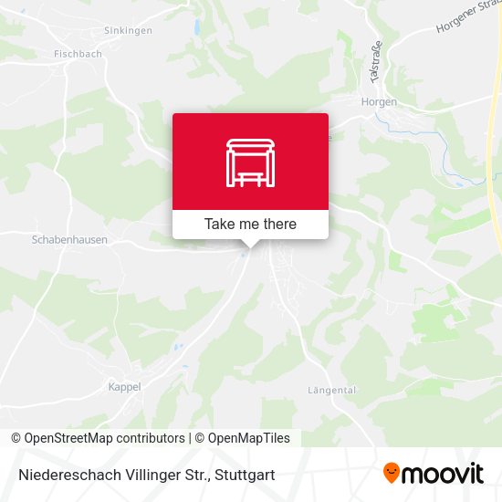 Карта Niedereschach Villinger Str.