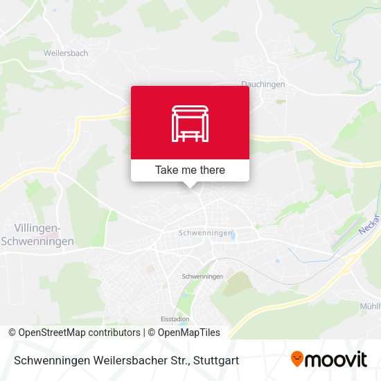 Карта Schwenningen Weilersbacher Str.