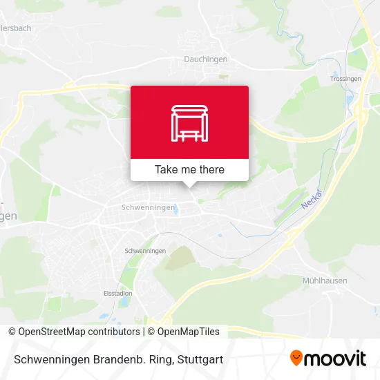 Карта Schwenningen Brandenb. Ring