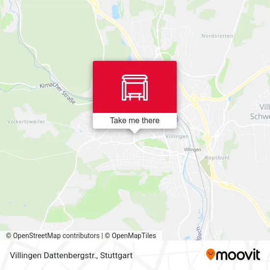 Карта Villingen Dattenbergstr.