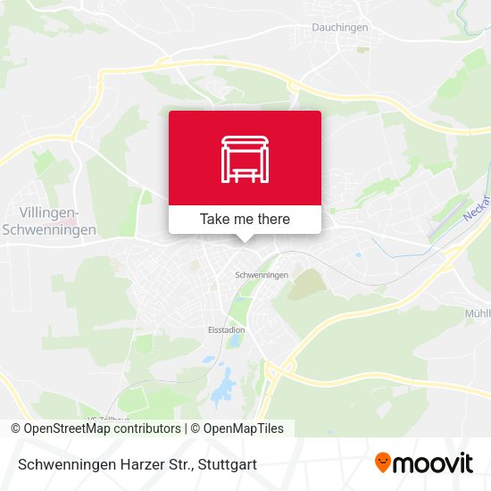 Карта Schwenningen Harzer Str.