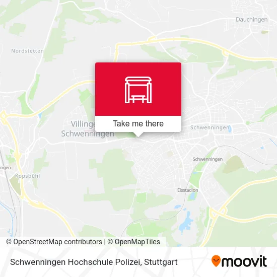 Карта Schwenningen Hochschule Polizei